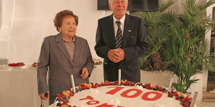 Tonino Gaudenzi insieme alla consorte Dina