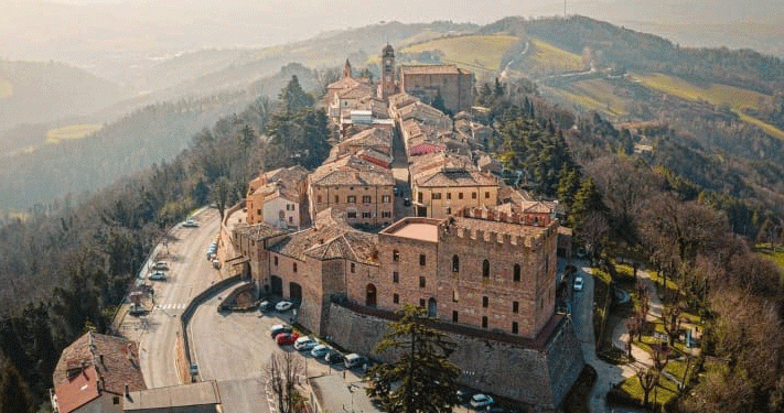 Mondaino, panorama