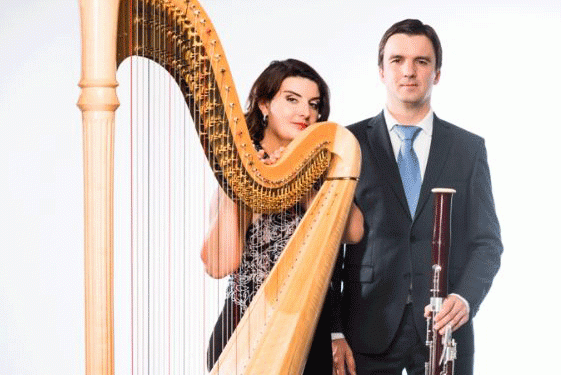 Delphine Constantin-Reznik (arpa) e Roman Reznik (fagotto)