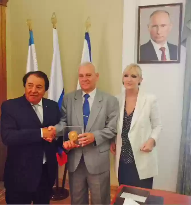 Drudi e Bianchi con il nuovo Governatore della Crimea