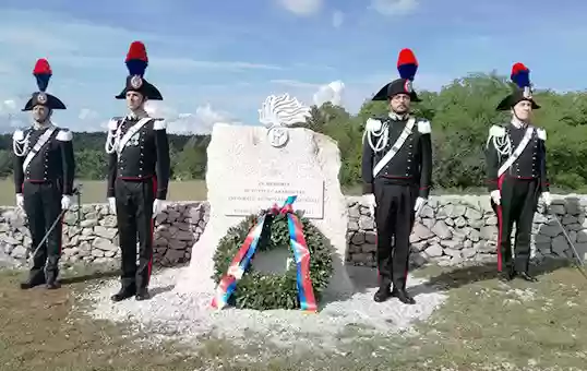 Inaugurazione 2018 monumento ai carabinieri infoibati