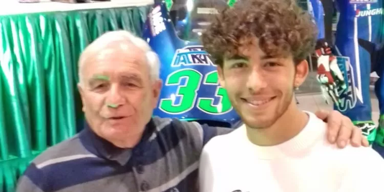 Enea Bastianini con Pierino Biancospini