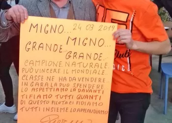 Andrea Migno con Pierino Biancospini