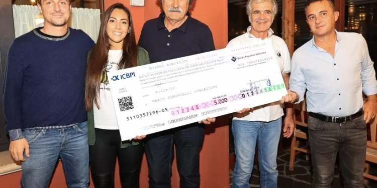 Da sinistra: Filippo Valentini, Kate Fretti, Paolo Simoncelli, Duilio Damiani, Fabrizio Piccioni