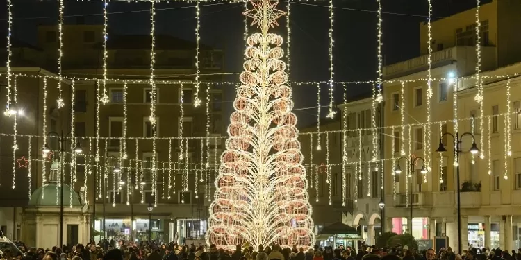 Rimini; 03/12/2022: Comune RN, Ufficio Stampa, accensione luci di Natale©Riccardo Gallini /GRPhoto
