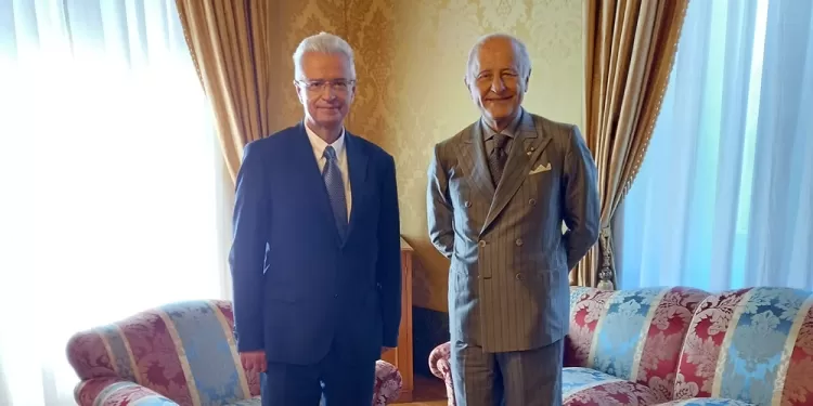 L’ambasciatore turco Ömer Gücük insieme all’ambasciatore Giorgio Girelli