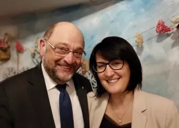 Emma Petitti e Martin Schulz