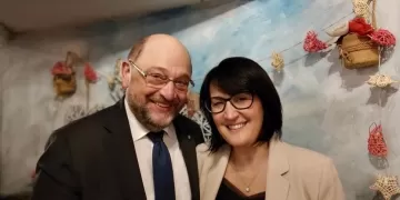 Emma Petitti e Martin Schulz