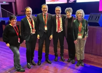 Da sinistra: Elena Zannoni, Stanislao Fabbrino, Simone Gamberini, Paolo Lucchi, Simona Benedetti.