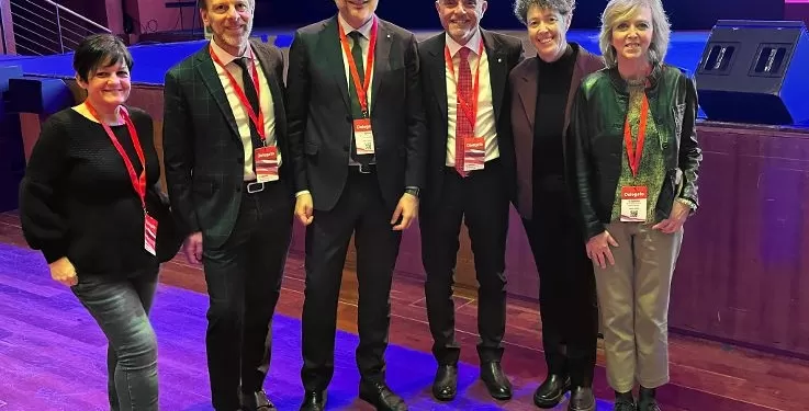 Da sinistra: Elena Zannoni, Stanislao Fabbrino, Simone Gamberini, Paolo Lucchi, Simona Benedetti.