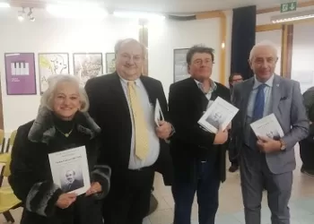 Da sinistra: la signora Veniali, Francesco Veniali, Fosco Rocchetta e Marzio Pecci