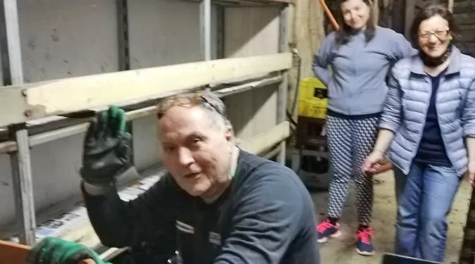 Corrado Mignani nella sua cantina