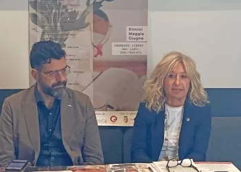 Cristina Ottaviani, vice-presidente di Zeinta di Borg e Kristian Gianfreda assessore alle Politiche per la Salute