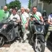 Da sinistra: Il parroco di Gemmano, il vescovo di Rimini Nicolò Anselmi, il sindaco di Gemmano Riziero Santi, il sindaco di Misano Fabrizio Piccioni e l'assessore di Misano Filippo Valentini