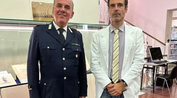 Alessandro Amadei (a destra) con Stefano Gatta