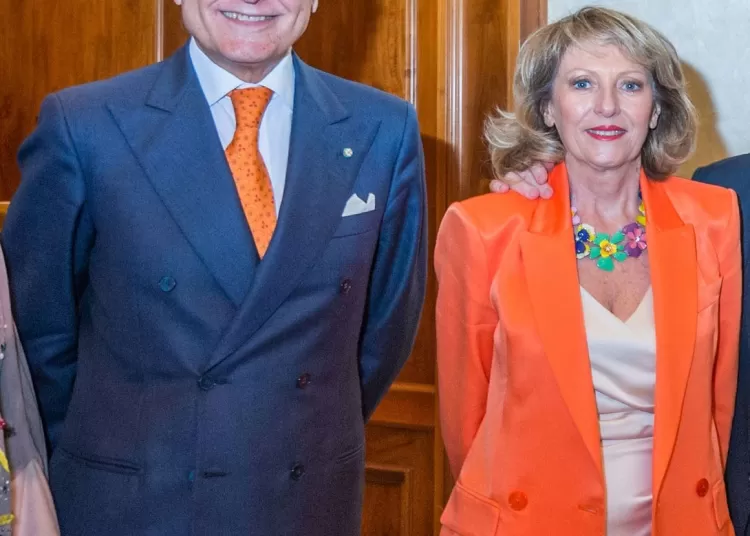 Il Prefetto Emanuela Greco con l’ambasciatore Giorgio Girelli, presidente onorario del CE.S.MA.