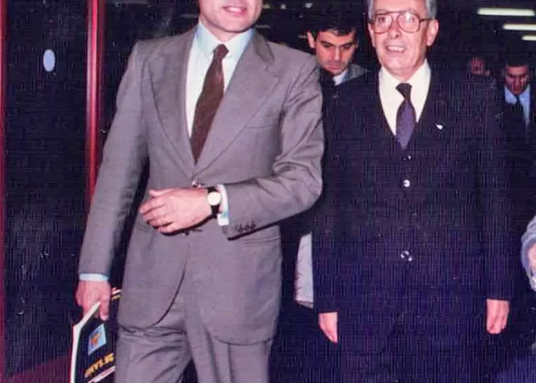 Giorgio Girelli ed Arnaldo Forlani