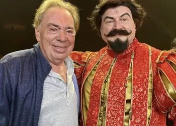 Gian Luca Pasolini col compositore Andrew Webber