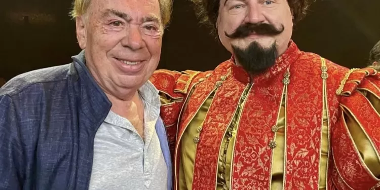 Gian Luca Pasolini col compositore Andrew Webber