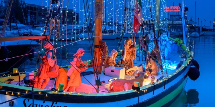 Riccione, presepe sulla Saviolina