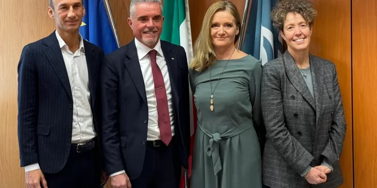 Da sinistra: Brighi, Lucchi, Gianni, Benedetti