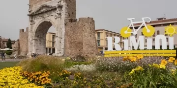 Rimini; 19/06/2024: Comune RN Uff Stampa,  Tour de France, allestimenti©Riccardo Gallini /GRPhoto