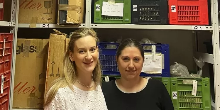 Le esperte del Museo Sara Sertori e Elisa Marzi