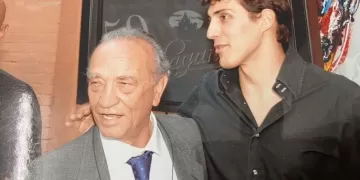 Luigi Lagnà con il nipote Massimiliano