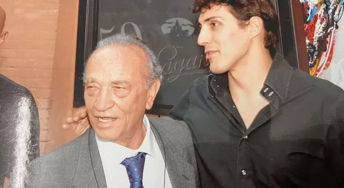 Luigi Lagnà con il nipote Massimiliano