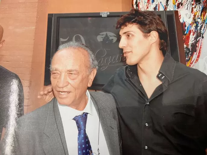 Luigi Lagnà con il nipote Massimiliano