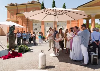 Cerimonia di tumulazioni delle ceneri del presidente Cagnoni, Rimini, 13/07/2024, Ph Dorin Mihai/Fotocomunica