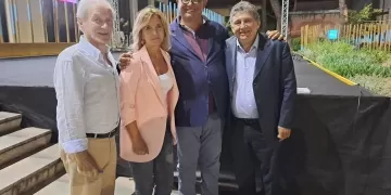Da sinistra: Gianni Marchesini Sandra Villa, Alberto Bortolotti, Eraldo Pecci