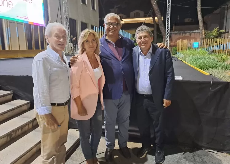 Da sinistra: Gianni Marchesini Sandra Villa, Alberto Bortolotti, Eraldo Pecci
