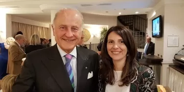 L’ambasciatore Giorgio Girelli e la professoressa Marica Branchesi