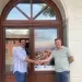 Il sindaco di Gradara Gasperi e il sindaco di Bienno Bettoni