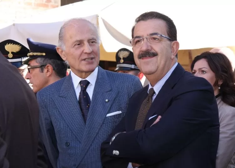 Giorgio Girelli e Vittoriano Solazzi ad una giornata ANMIL