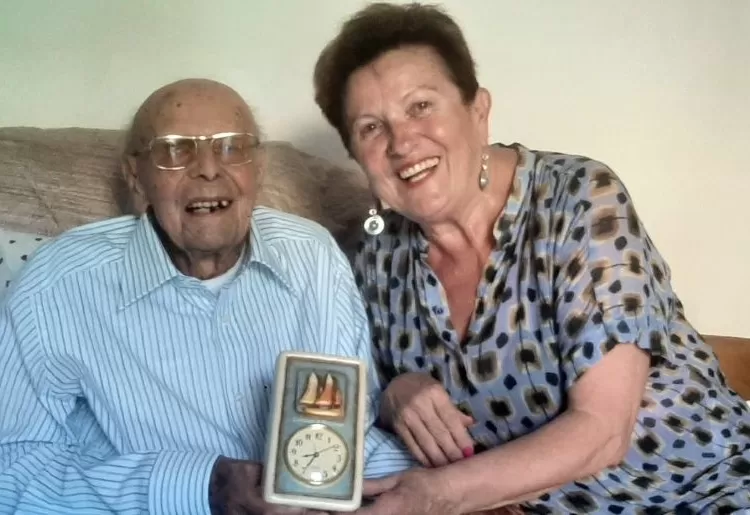 Athos Crudi compie 104 anni  Assessora Marina Zoffoli