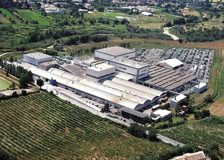 Lo stabilimento a Sant'Andrea in Casale