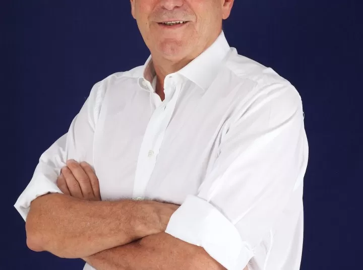 Il giornalista Gigi Riva