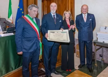 Il prefetto Pellos, il prefetto Greco e l’ambasciatore Giorgio Girelli