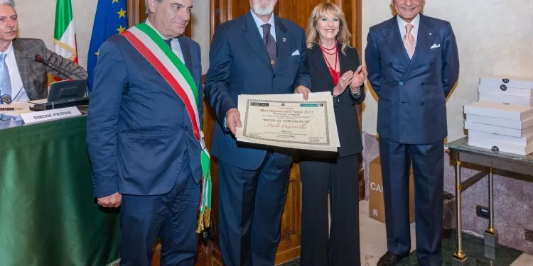 Il prefetto Pellos, il prefetto Greco e l’ambasciatore Giorgio Girelli