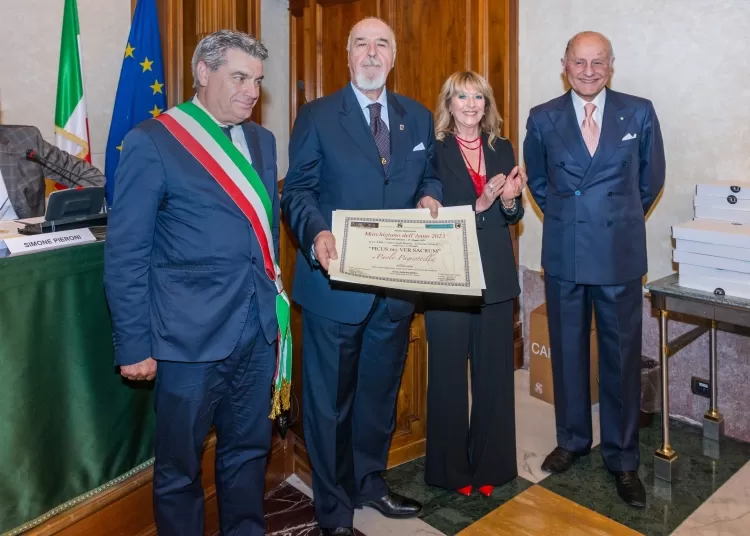 Il prefetto Pellos, il prefetto Greco e l’ambasciatore Giorgio Girelli