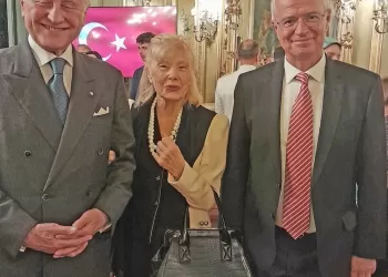 L’ambasciatore Girelli, la professoressa Bocci e l’ambasciatore Gücük