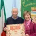 Luciano Luzzi con la sindaca Daniela Angelini