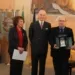 Rosanna Vaudetti,Giorgio Girelli e Dante Ferretti alla cerimonia di premiazione