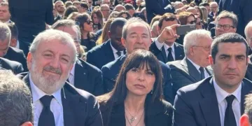 Da sinistra: Emiliano, Proietti e De Pascale