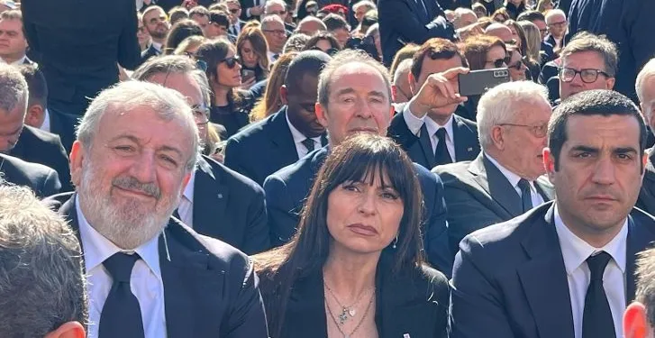 Da sinistra: Emiliano, Proietti e De Pascale
