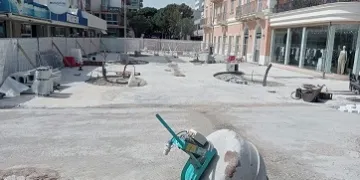 Viale Ceccarini, lavori a Pasqua