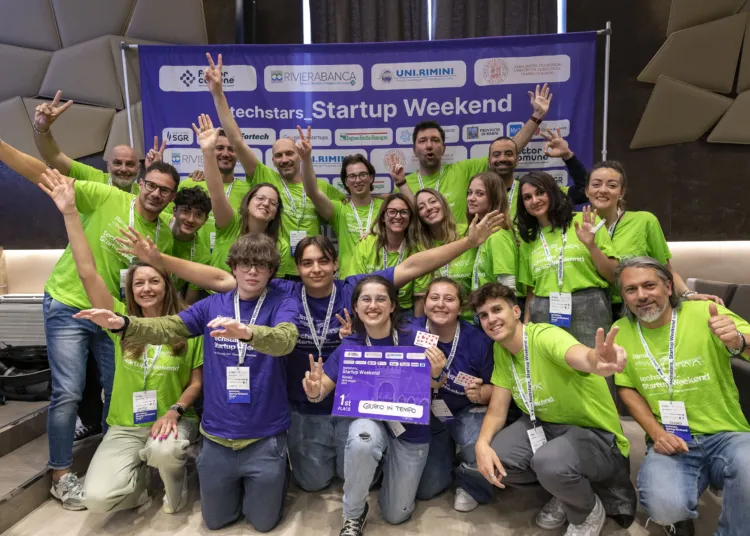 STARTUP WEEKEND RIMINI  - Rimini 15 18 Maggio 2025 - Rivierabanca 18 Maggio nella photo (Ph © Giorgio Salvatori) un momento delle premiazioni