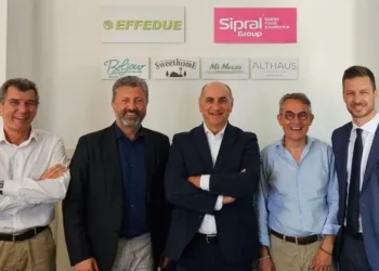 Da sinistra: Andrea Moretti, Angelo Amadei, Gianpietro Corbari, Emilio Urbinati, Fabio Pari